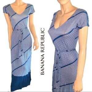 NWT Banana Republic Gorgeous Tie Waist Maxi Dress